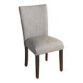 thumbnail image 1 of HomePop Traditional Fabric Parsons Dining Chair, Light Gray (Set of 1), 1 of 12