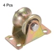 thumbnail image 3 of Rueda de deslizamiento en forma de U Uxcell de 4 piezas de 1.25" con capacidad de carga de 88 lbs por rueda para riel invertido, 3 of 6