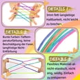 thumbnail image 3 of Rainbow Hand Flip Ropes - 5 Pieces 1 Meter Nylon Braided Finger Ropes, 3 of 7