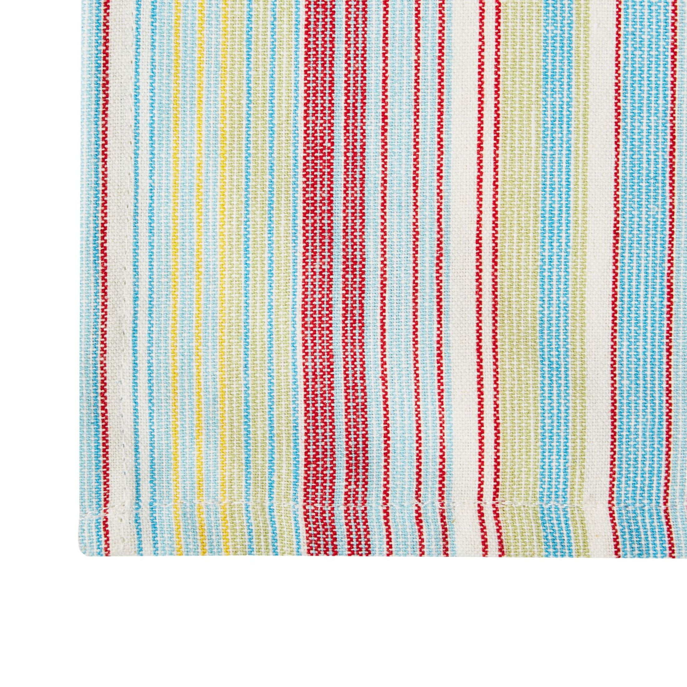 The Pioneer Woman Chunky Stripe Table Throw, 50" x 50", Multi-color