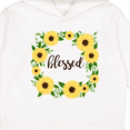 thumbnail image 3 of Inktastic Blessed Sunflower Wreath Toddler Hoodie, 3 of 4