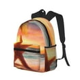 thumbnail image 2 of Gaeub Starfish Sunset Sea Beach School Backpack Waterproof Bookbag for Men Women College High School Bags, 2 of 8