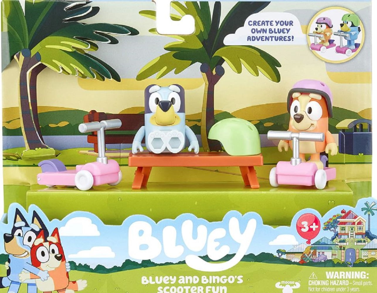 BLUEY SCOOTER FUN PLAYSET