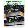 thumbnail image 4 of Fiodrimy Boys Pajamas Toddler Boys Summer Pajamas Dinosaur 2 Piece Short Sleeves Boy Pjs Kids Sleepwear Size 3-8 Years, 4 of 7