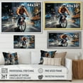 thumbnail image 4 of Designart "Delivery City Vibes" Transportation Floater Framed Wall Art Print, 4 of 7