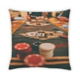 thumbnail image 2 of Ahgly Company Games Gambling Indoor Throw Pillow, 18 inch by 18 inch, 2 of 6