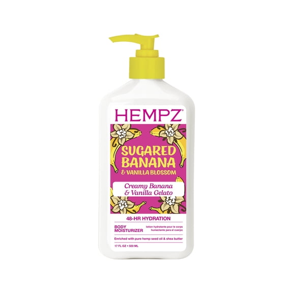 Hempz Sugared Banana & Vanilla Blossom Moisturizing Body Lotion 17 fl. oz