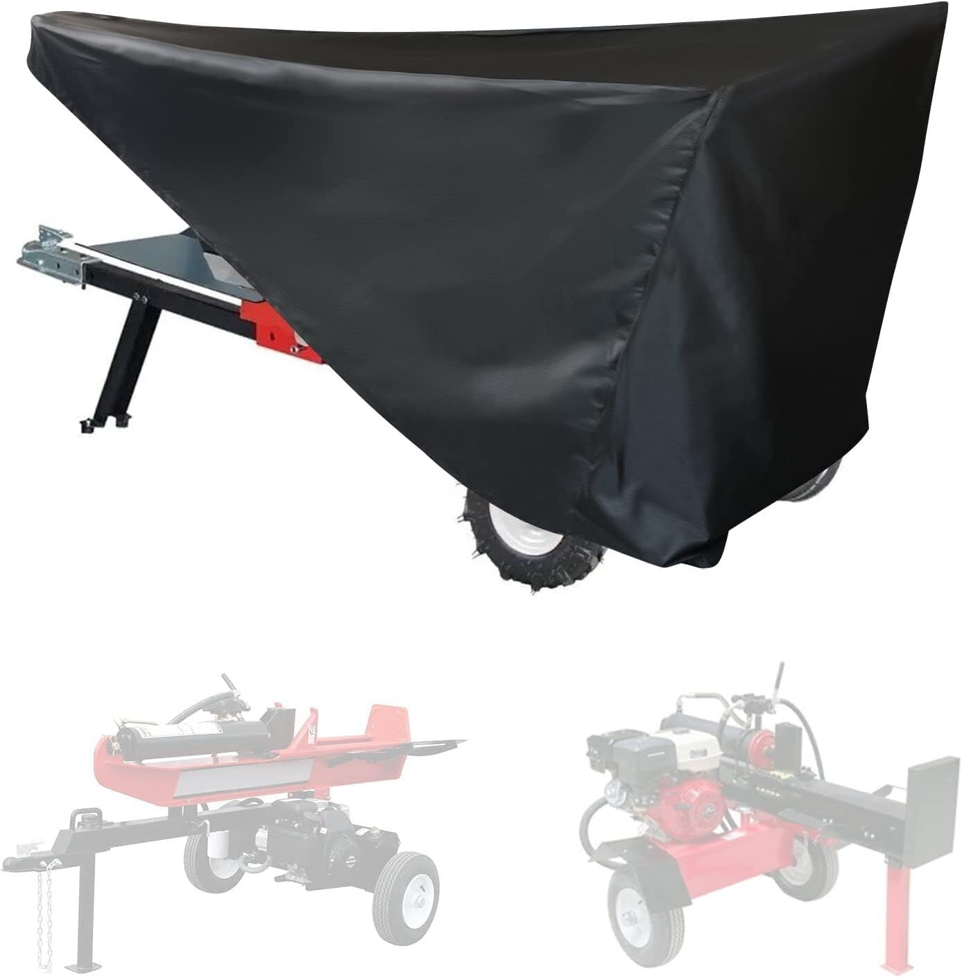 Heavy Duty Log Splitter Waterproof Cover 83"x45"x40" for 1537 Ton Log