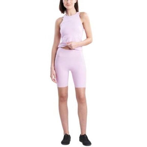 Josie Natori Women's Solstice Bike Shorts Purple Size Small