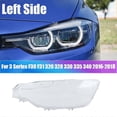 thumbnail image 2 of Left Side Car Headlight Lens Cover Head Light Lamp Shade Shell Cover for 3 Series F30 F31 2016-2018 320 328 330 340, 2 of 5