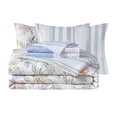 thumbnail image 4 of Style2 Mix & Match 7-Piece Reversible Bed in a Bag Comforter Set with Sheets, Pink and Blue, Queen, 4 of 21