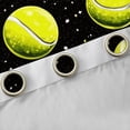 thumbnail image 4 of Manfei Tennis Black Out Curtains,Ball Game Theme Curtains Pack of 2 (42x63 Each),Sequin Print Bedroom Curtains,Lightweight Room Decor, 4 of 6