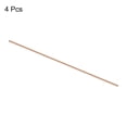 thumbnail image 3 of Uxcell Pure Copper Round Rod Diameter Length Solid Copper Rod Lathe Bar Stock for Metal Craft 5 x 300mm 4pcs, 3 of 7