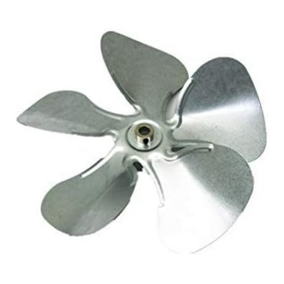 12" 32 Degree 5 Blade Attic Fan Blade Propeller - Silver