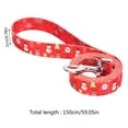 thumbnail image 3 of TIELUTT Christmas Pet Dog Leash 150cm Long Buckle Snowflake Snowman Candy Print Cute Dog No Leash for Large Dogs Soft Dog Leash Medium Dog Leash Set Rhinestones Leash Dog Retractable Leash Small Dog, 3 of 3