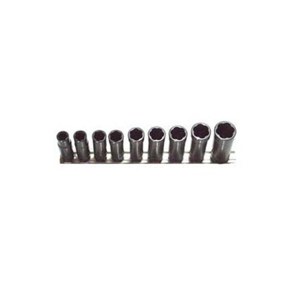 H.B. Products TRTSMD3809B 9 Piece .38 in. Drive Deep Metric Turbo Socket Set