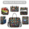 thumbnail image 2 of Whimsical Halloween Pattern Womens Lunch Box for Work,Insulated Large Lunch Bag for Tween and Teen,Loncheras Para Mujer,Leakproof Adult Lunch Bag for Work,Beach,Travel,Picnic,Camping, 2 of 7