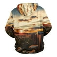 thumbnail image 2 of Fields at Sunset Men’s Hoodies Sweatshirt Fleece Jackets Long Sleeve Sweatshirts, 2 of 5