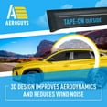 thumbnail image 5 of AEROGUYS Tape-On Window Deflectors Extra Durable Window Visors Rain Guards Fit for Hyundai Tucson 2021-2026, Sun Visors, Wind Vent Visors, Window vent shades, Exterior Car Accessories - 4 pcs. AG0652, 5 of 9
