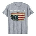 thumbnail image 4 of ORT 4th of July Shirts Women American Flag T Shirts American Flag T-Shirts Tops Crewneck Summer T-Shirt(Grey,M), 4 of 6