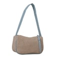thumbnail image 3 of Bolso Hombro Tejido Paja para Mujer Mano Informal A () Azul, 3 of 9