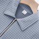 thumbnail image 5 of pstuiky camisetas camisas para hombre, Camiseta informal de verano para hombre, de color liso, con mangas cortas, cremallera y solapa camisetas de hombre xxl, 5 of 7