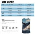 thumbnail image 5 of Yiaed Dancing Whale Print Men's Singlet Vests Summer Running Muscle Tank Tops Gym Undershirt Round Neck Sleeveless for man, 5 of 5