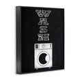 thumbnail image 4 of Laundry Wash Ornate Letters Black Framed Giclee Art, design by Marcus Prime, 4 of 9