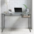thumbnail image 1 of Acme Furniture 92588 Desk, Gray & Glass, 1 of 1