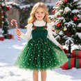 thumbnail image 2 of WXFAZCVU Toddler Baby Girl Christmas Dress Spaghetti Strap Sequin Tutu Dresses Fashion Going Out Size 6-7 Years, 2 of 4