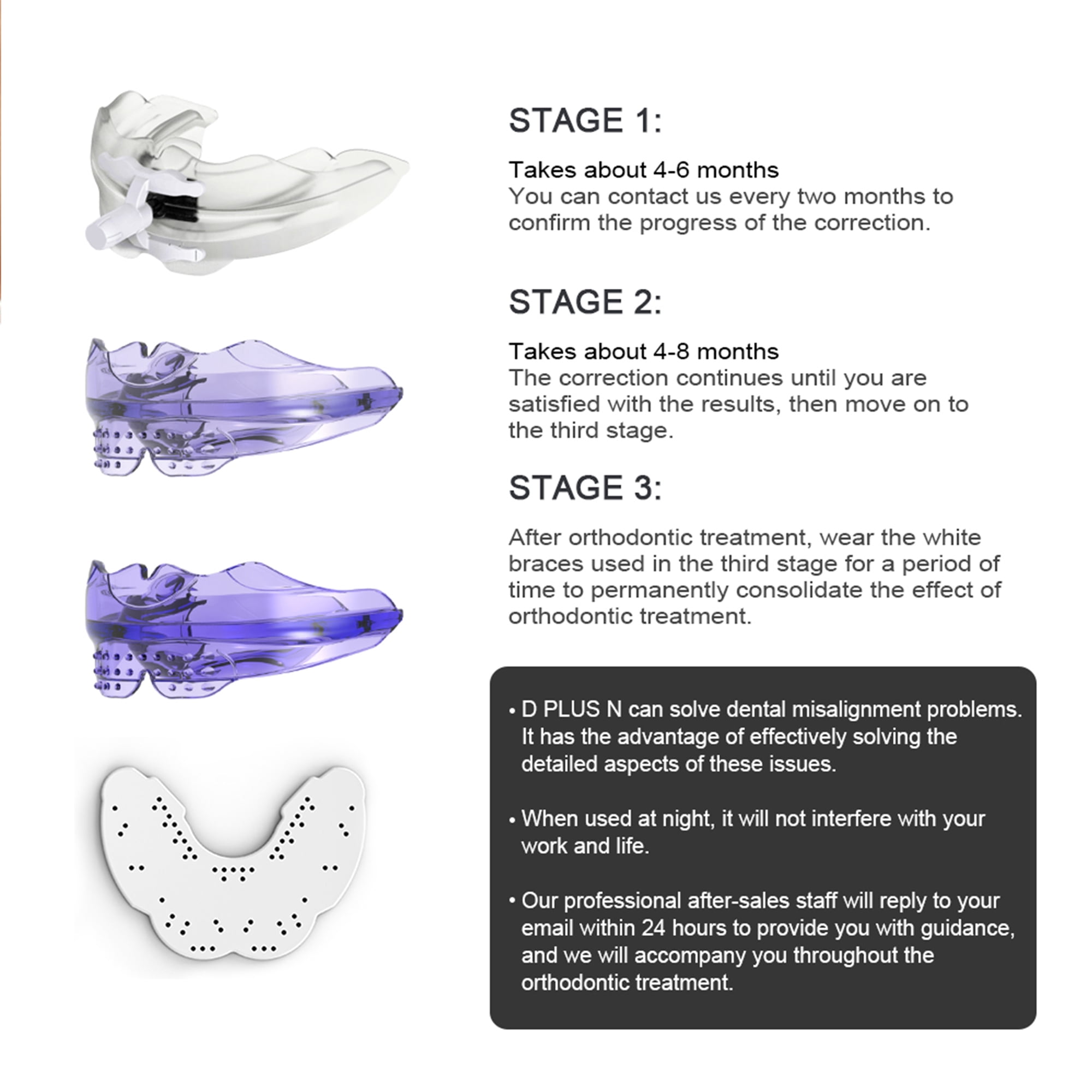 KOHEEL D PLUS N Teeth Straightener for Adults, for a Confident Smile