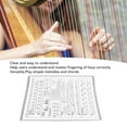 thumbnail image 4 of Tabla De Práctica De Acordes De Arpa, Fácil De Entender, Tabla De Acordes De Arpa, Papel Revestido, Aprendizaje Confiable De Posiciones De Los Dedos Para Tocar, 4 of 7