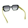 thumbnail image 7 of Womens Geometric Octagonal Classy Plastic Designer Fashion Sunglasses [Black Green - Green], 7 of 7