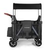 Cochildor Wagon Stroller for 2 Kids, Foldable Stroller Wagon with 2 High Seats, 5 Point Harness, Removable Canopy, Adjustable Handle Bar, Light Grey