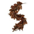 thumbnail image 2 of Toystoory Guirnalda de hojas de Magnolia, de follaje marrón, decoración duradera para todas las estaciones, que evoca la belleza Natural Kits de decoración para fiestas, 2 of 6