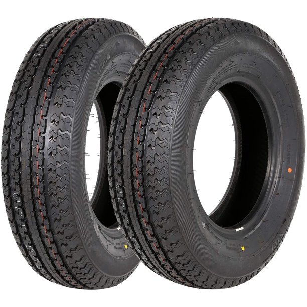 1Autodepot ST175/80R13 trailer tire ST175/8013 175 80R13 6 Ply Load