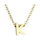 thumbnail image 1 of Delicado collar de oro para las mujeres lindo nombre de la letra gargantilla collares para niñas joyas, 1 of 3