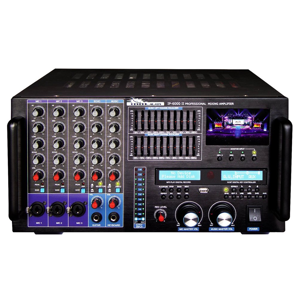 IDOLmain IP6000 II 8000W Professional Karaoke Mixing Amplifier