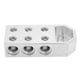 thumbnail image 2 of Car Audio Battery Terminal 6 Holes 0GA Aluminium Alloy Battery Terminal Block for Boat Yacht RV Heavy Duty Battery Terminal, 2 of 5