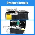 thumbnail image 2 of Aquaneat Fish Tank, 1.2 Gallon Aquarium, Small Betta Fish Tank Starter Kit with LED Light and Water Filter Pump, Rectangular, 2 of 6