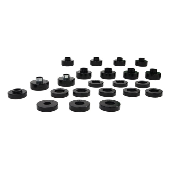 Whiteline W93540 Body Mount Bushing Assembly Compatible with Jeep 76-79 CJ5, Jeep 76-79 CJ7