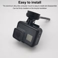 thumbnail image 4 of Bicycle Handlebar Computer Mount, Lightweight Aluminum Alloy Bike Computer Bracket Portable  For Safe Riding, 4 of 8