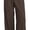 Brown, variant on Wrongduck Men's Wide Leg Dress Pants 30 Inch Inseam Loose Fit Pleated Stretch Slacks Elastic Waist Business Casual Trousers