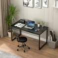 thumbnail image 5 of YSNW Computer Desk 47" Modern Sturdy Office Desk Computer Table PC Laptop Study Writing Desk for Home Office, Black, 5 of 7