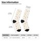 thumbnail image 2 of Balery gold Snowflake print Calcetas Largas con Estampado para Hombre y Mujer – Suaves y Transpirables, Talla Única (US 5-11), 2 of 6