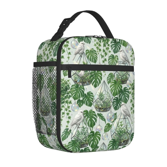 Birds Lunch Bag Double Insulated Leakproof Lunch Box Tote Bag Cooler Lunch Organizer For Work Picnic Travel Camping
