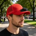 thumbnail image 5 of Leeye Solar Fan Hat Rechargeable Baseball Cap with Built-in Cooling Fan Solar Powered USB Charging Sun Protection Hat for Outdoor Sports Hiking Fishing, A, One Size, 5 of 7