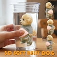 thumbnail image 6 of 3pcs Anti-Scratch Protection Teddy Stickers, 3D Soft Belly Pinch Toys, Silicone Sticker Protector for Car Door & Fridge Door, 6 of 8