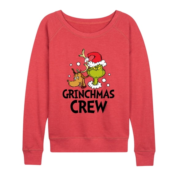 The Grinch - Grinchmas Crew - Women's French Terry Long Sleeve Pullover
