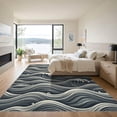 thumbnail image 3 of ODIKA 6'x9' Machine Washable Non-Slip Area Rug, Abstract Dark Gray High Traffic Rug, Gray, 1118151, 3 of 7